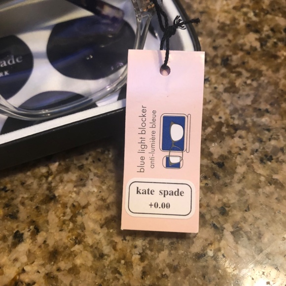 NWT Kate Spade Zette Blue Light Blocker Readers & Case - Picture 5 of 5